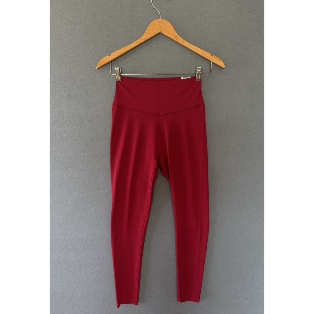 VSX Victoria's Secret Elevate Leggings Red High Rise 25" Inseam XDEFINE - Picture 11 of 12